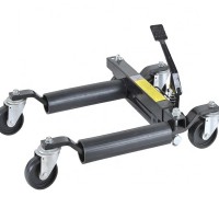 hydraulic vehicle positioning jack dolly